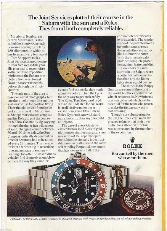 vintage rolex advertisements