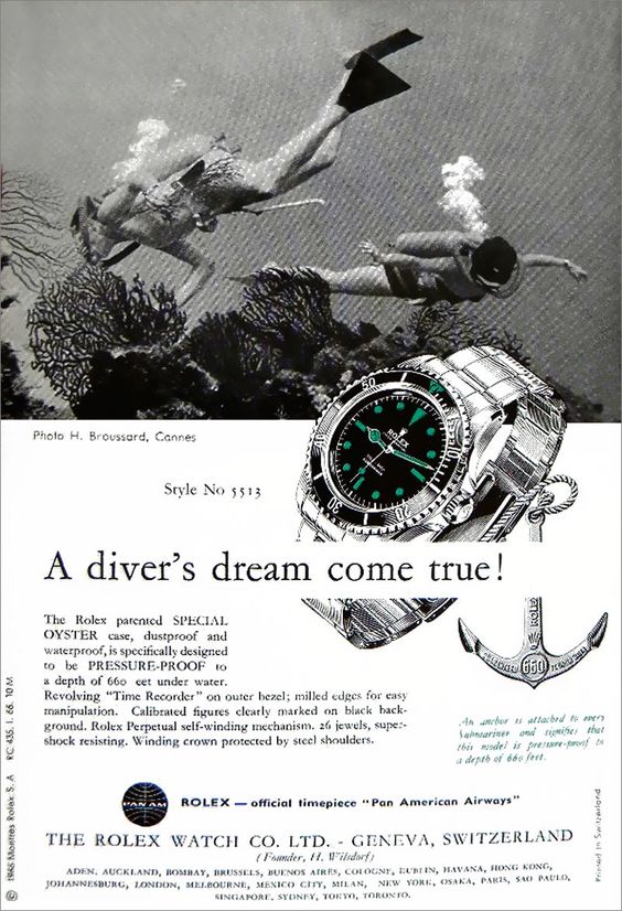 Vintage Rolex advertisement