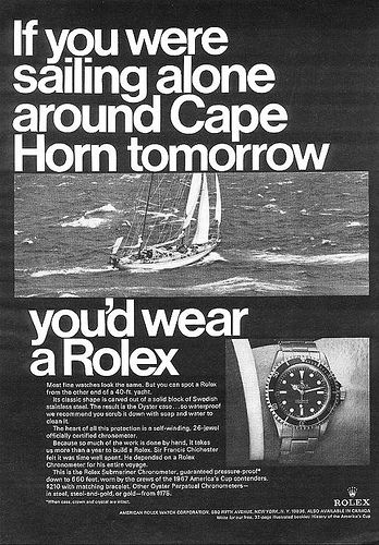 Vintage Rolex advertisement