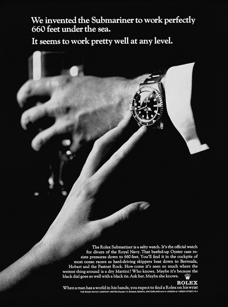 Vintage rolex discount ads for sale