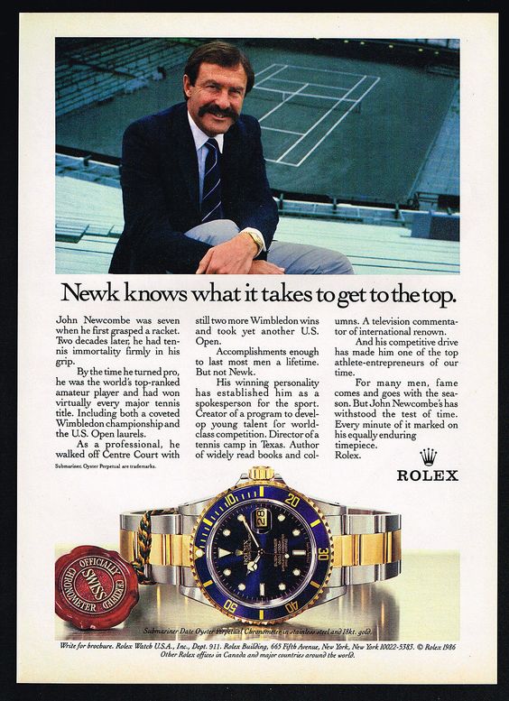 Vintage rolex best sale ads for sale