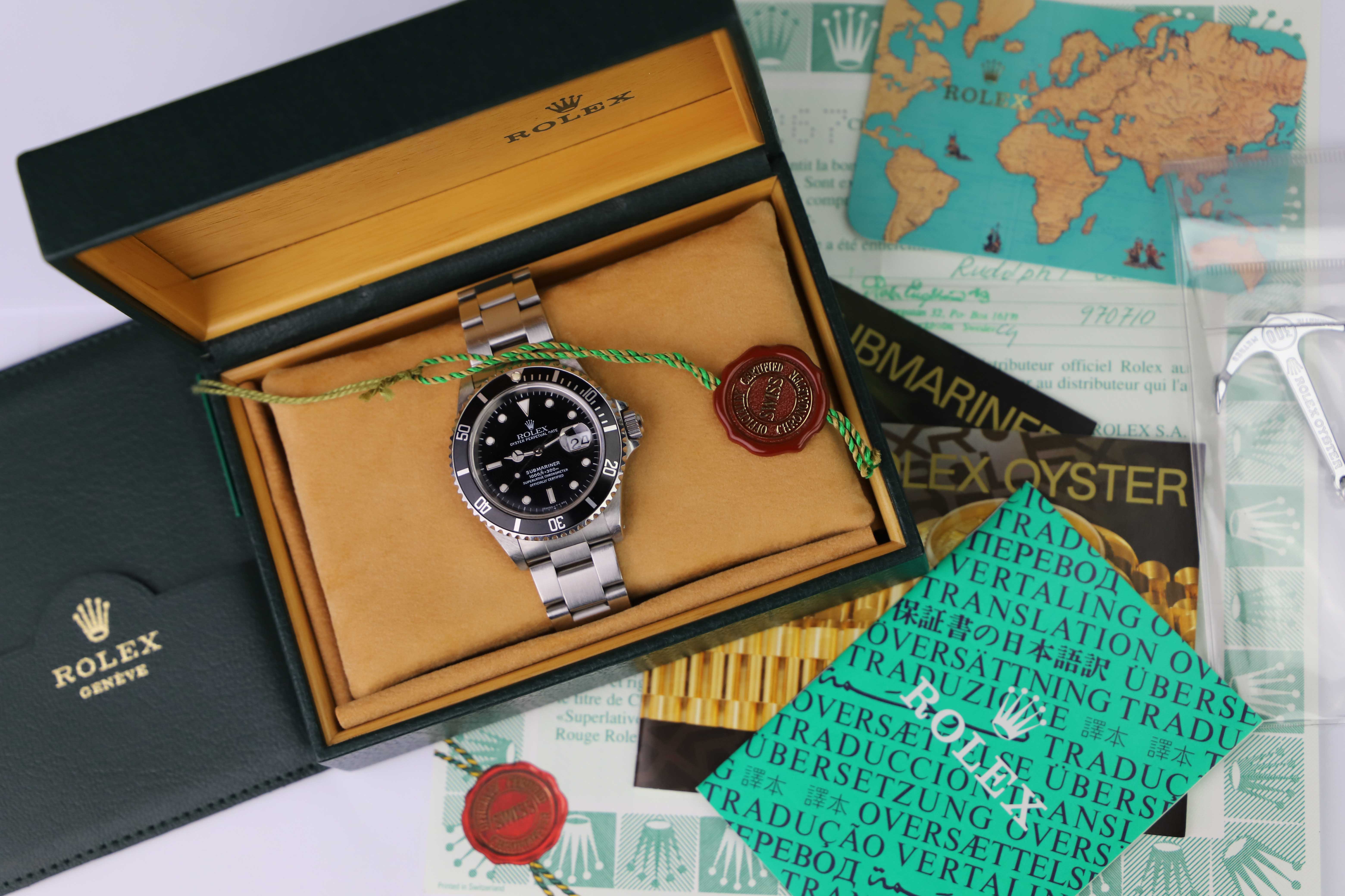 Rolex Submariner 16610 complete set