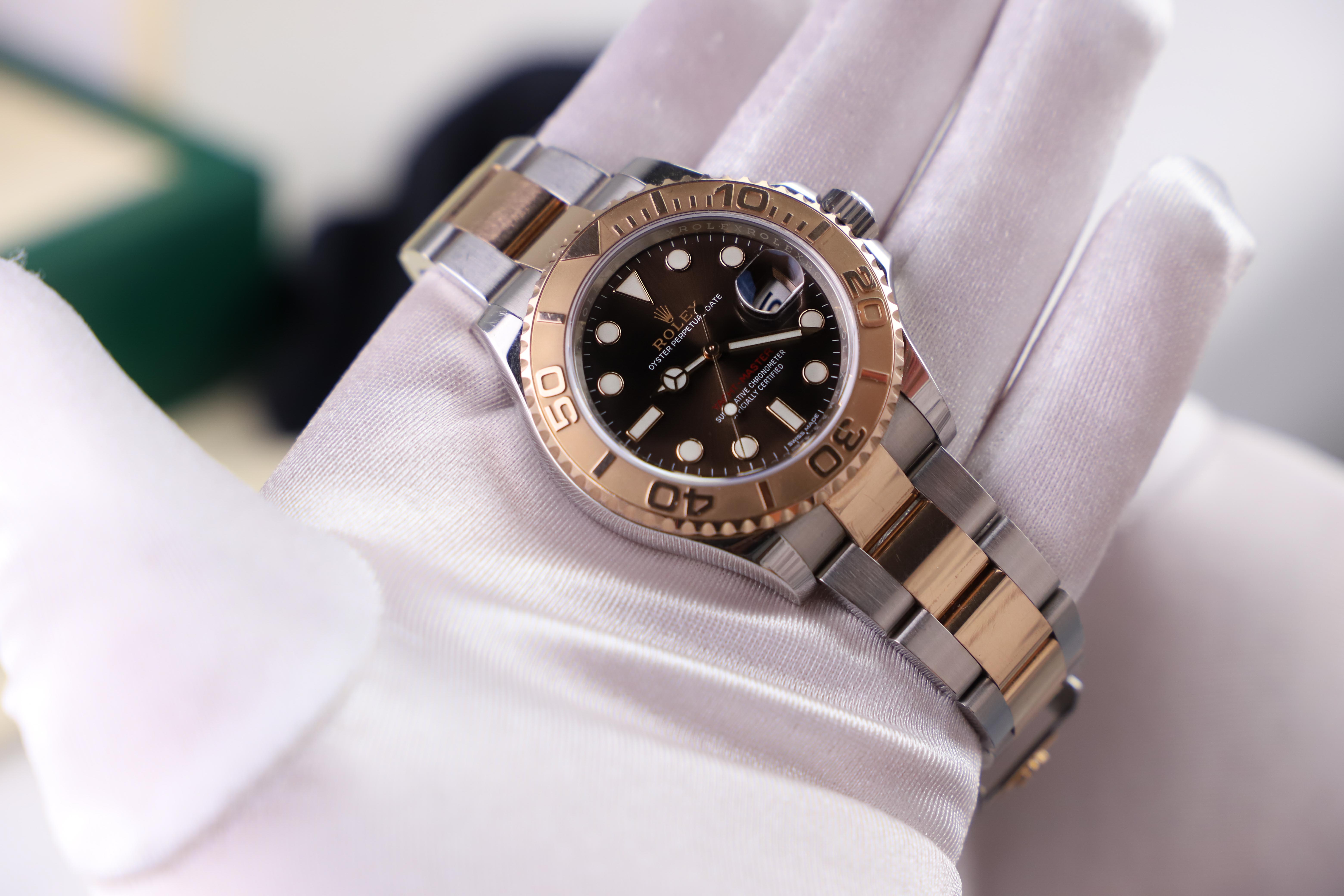 does rolex use real gold