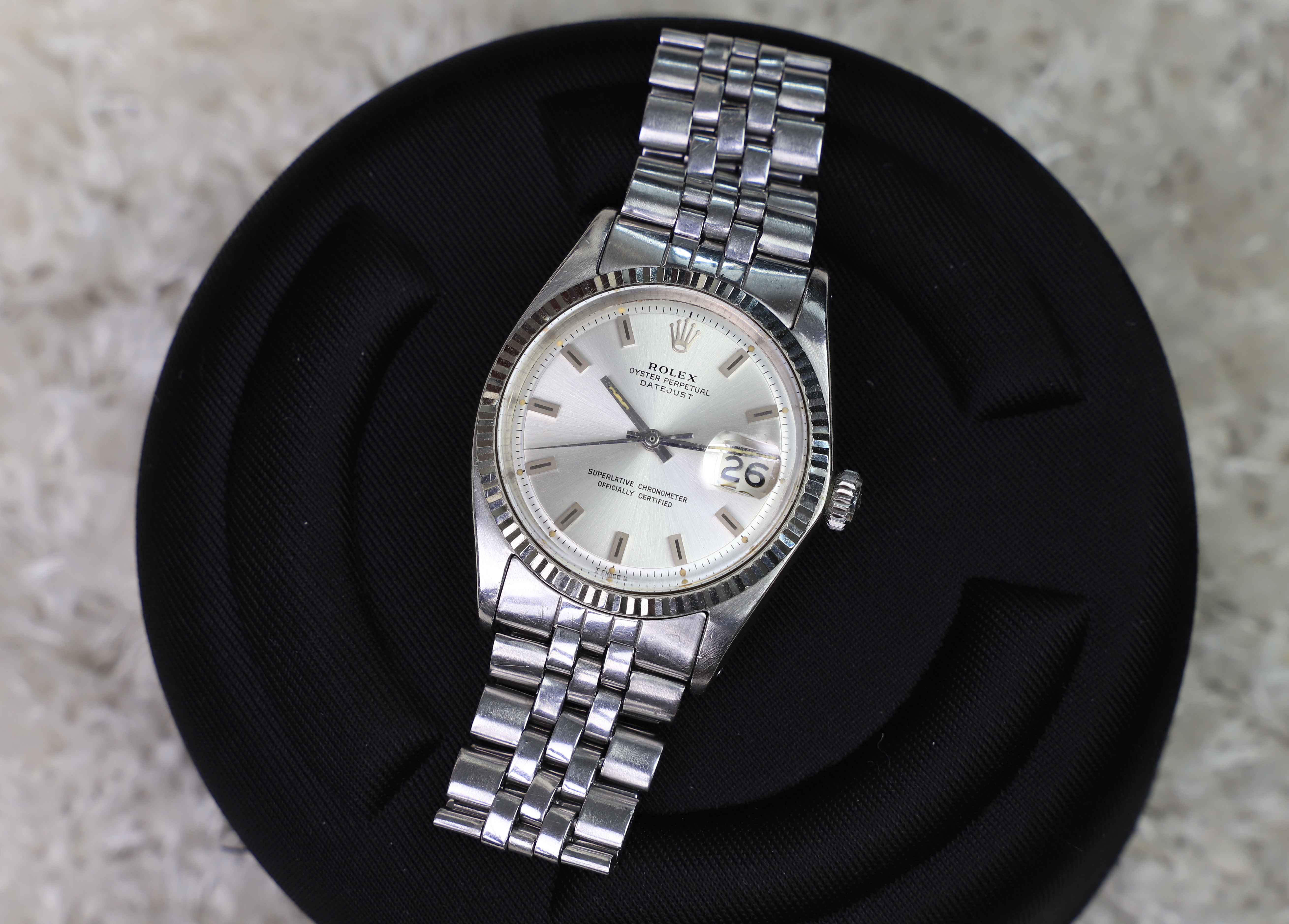 Rolex Datejust 1601 silver dial