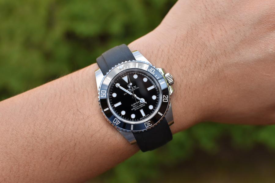 rubber watch band for rolex submariner