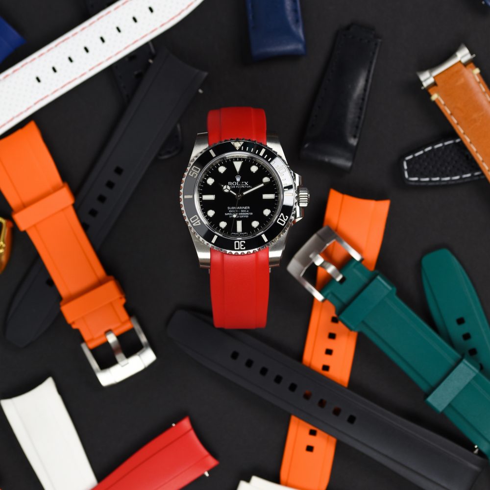 rolex submariner orange strap