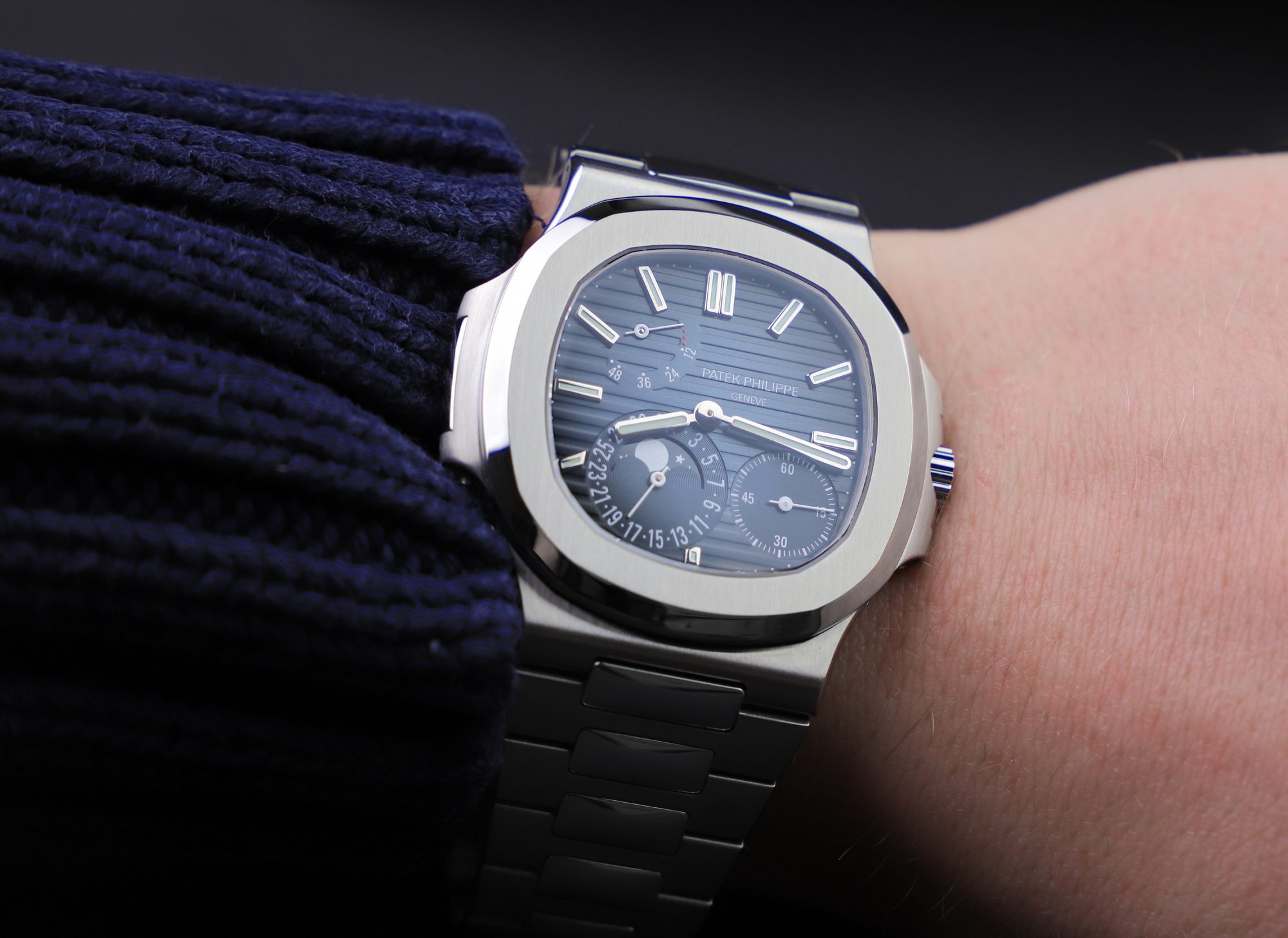 Patek Philippe Nautilus 5712 wristshot