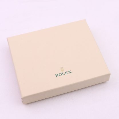 Brown Rolex Fold Wallet with 8 Card Slots + 2 Cash Slots