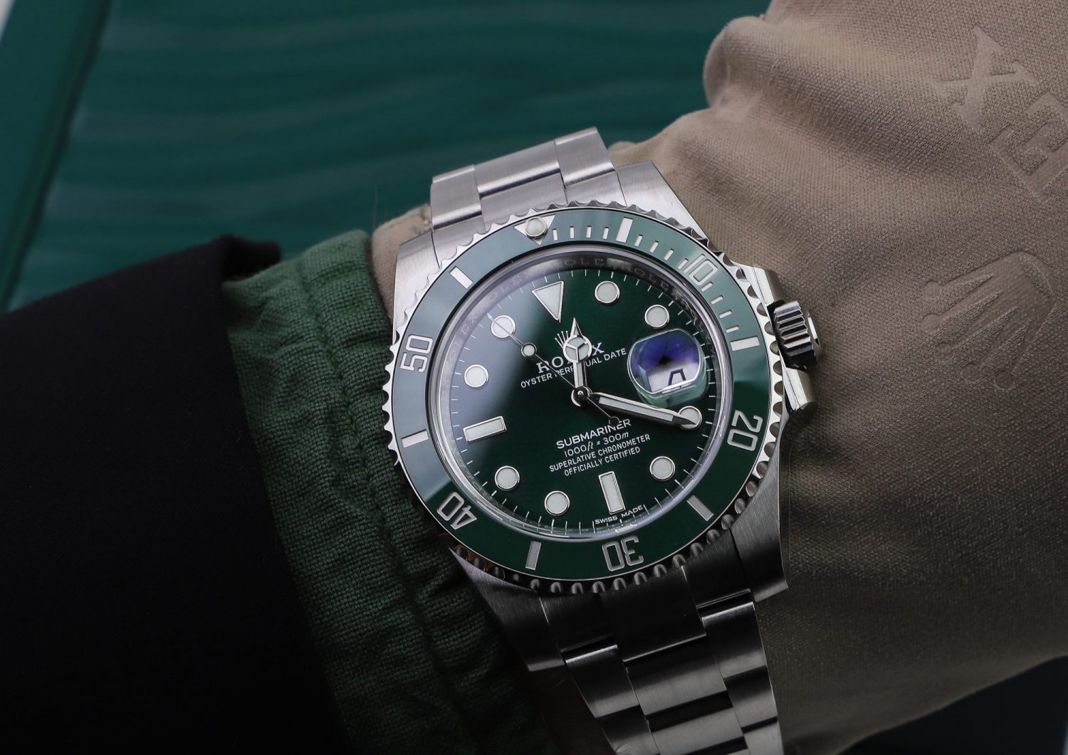 rolex hulk bracelet