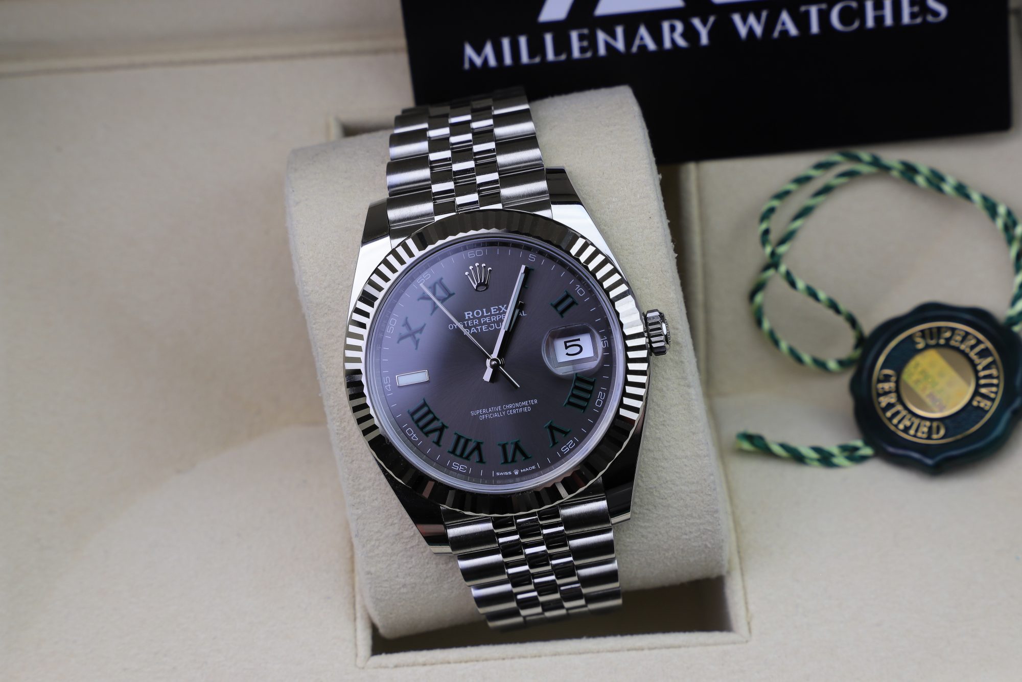 Rolex Datejust 41 126334 Wimbledon 