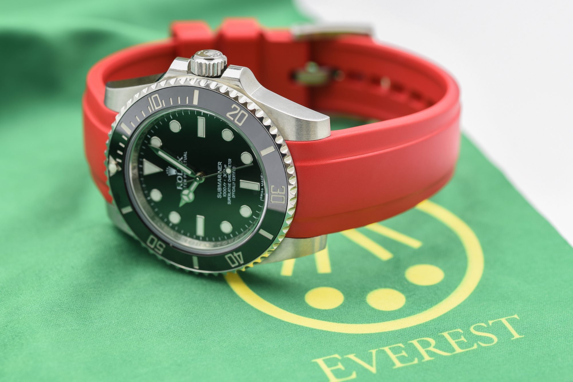 Rolex submariner rubber on sale band