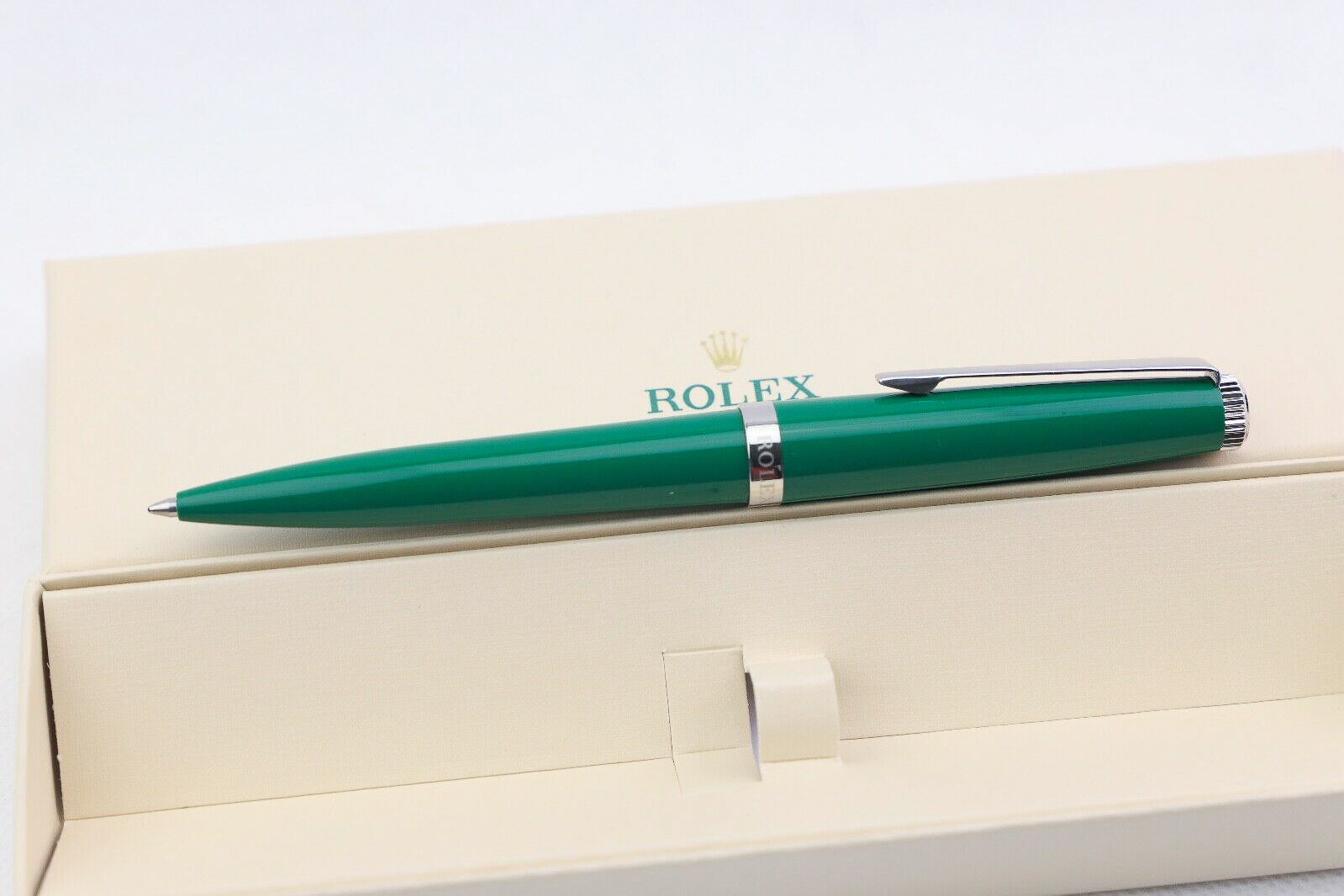 Rolex Ballpoint Pen Green Collector's 