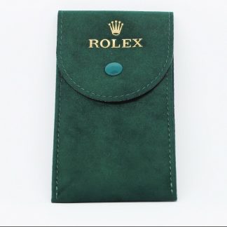 brand new 100% authentic Rolex Watch pouch/travel pouch/service pouch in faux suede. The pouch comes with an insert where you place your watch.