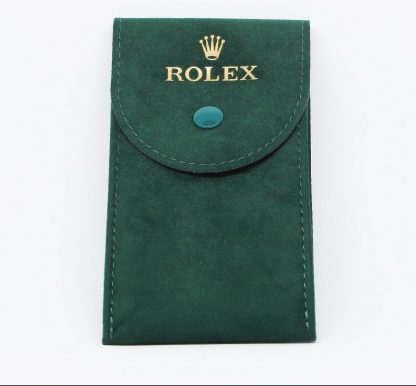 brand new 100% authentic Rolex Watch pouch/travel pouch/service pouch in faux suede. The pouch comes with an insert where you place your watch.