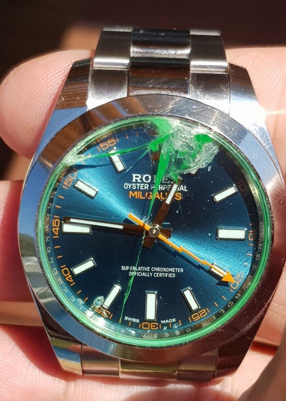 rolex watch glass