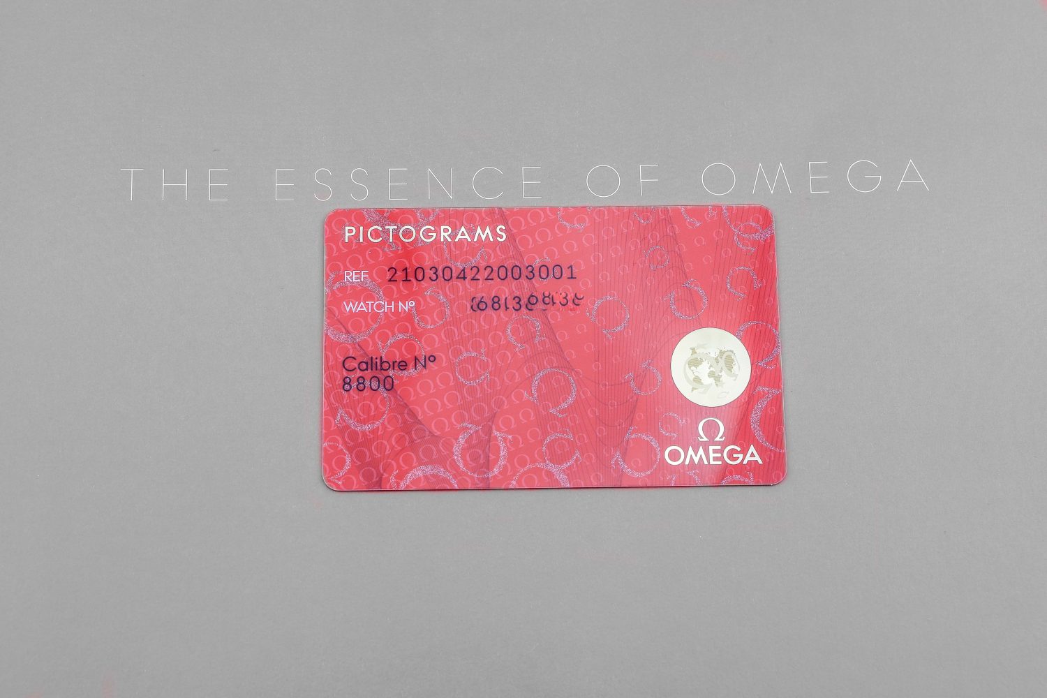 OMEGA Warranty Card Guarantee Open / Blank Certificate