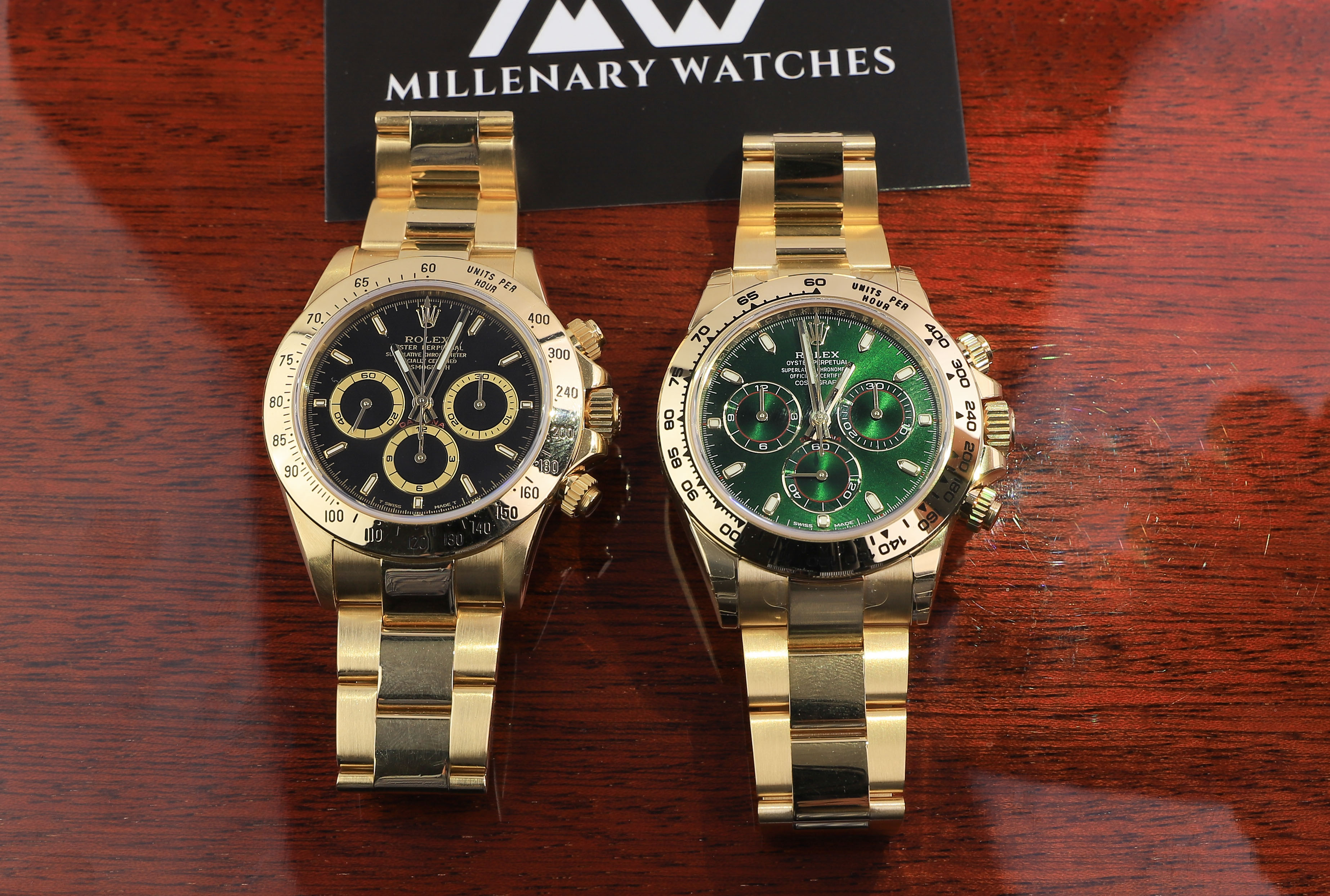 Rolex Daytona Yellow gold 16528 vs 116508