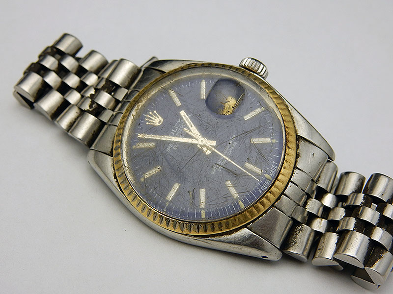 rolex plastic glass