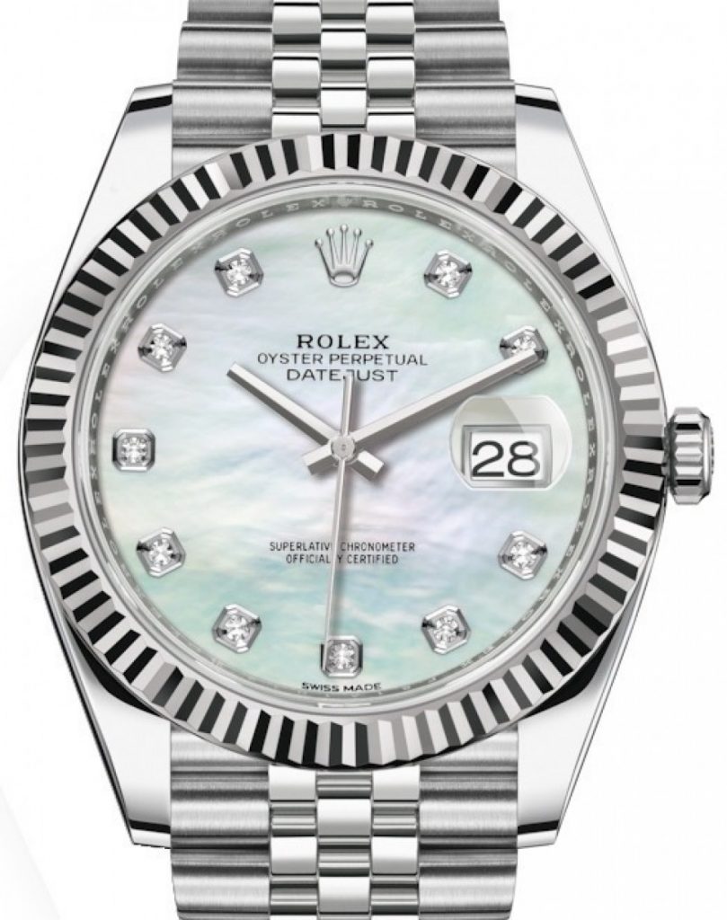 rolex datejust stone dial