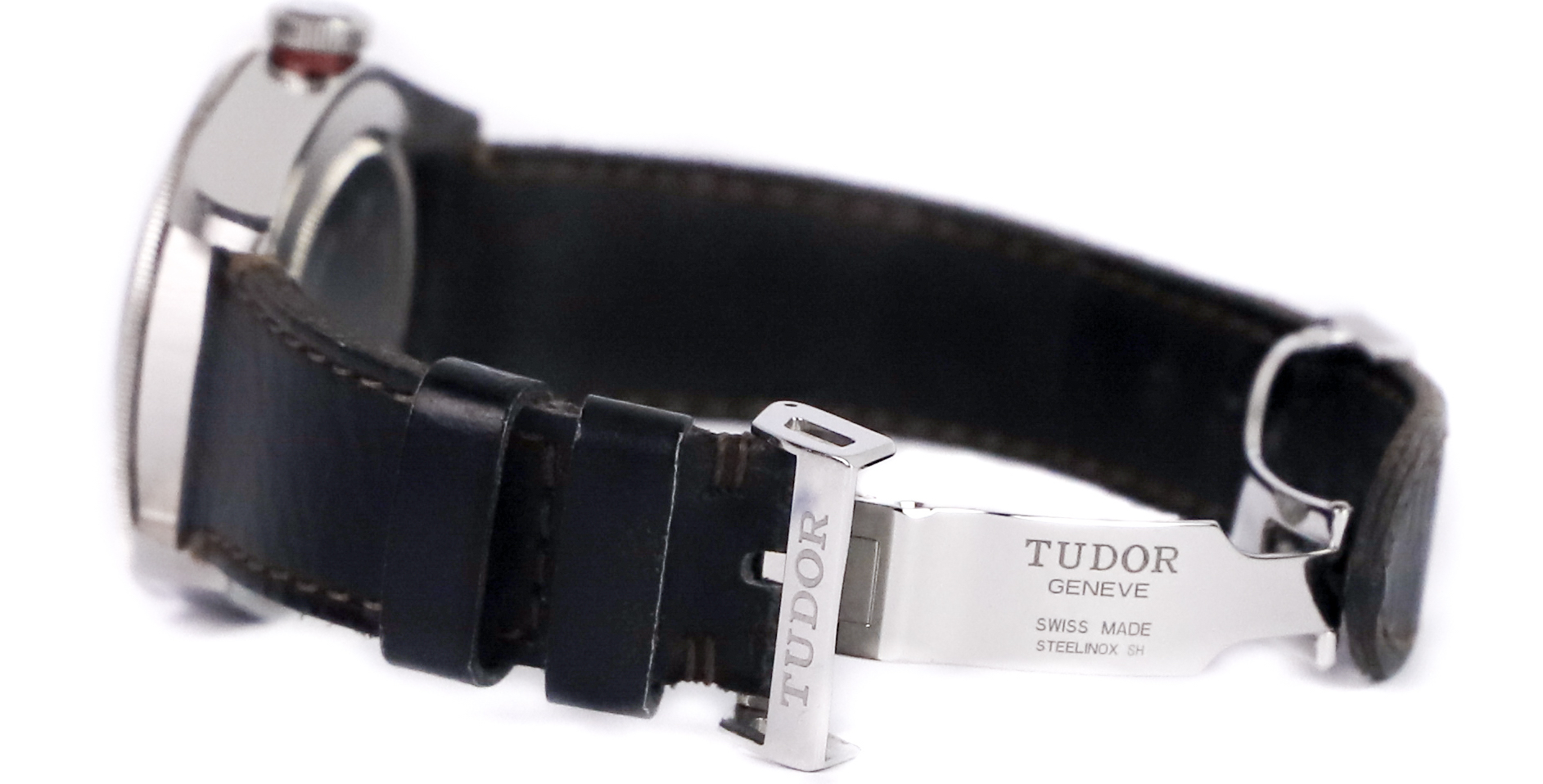 Tudor black shop bay deployant clasp