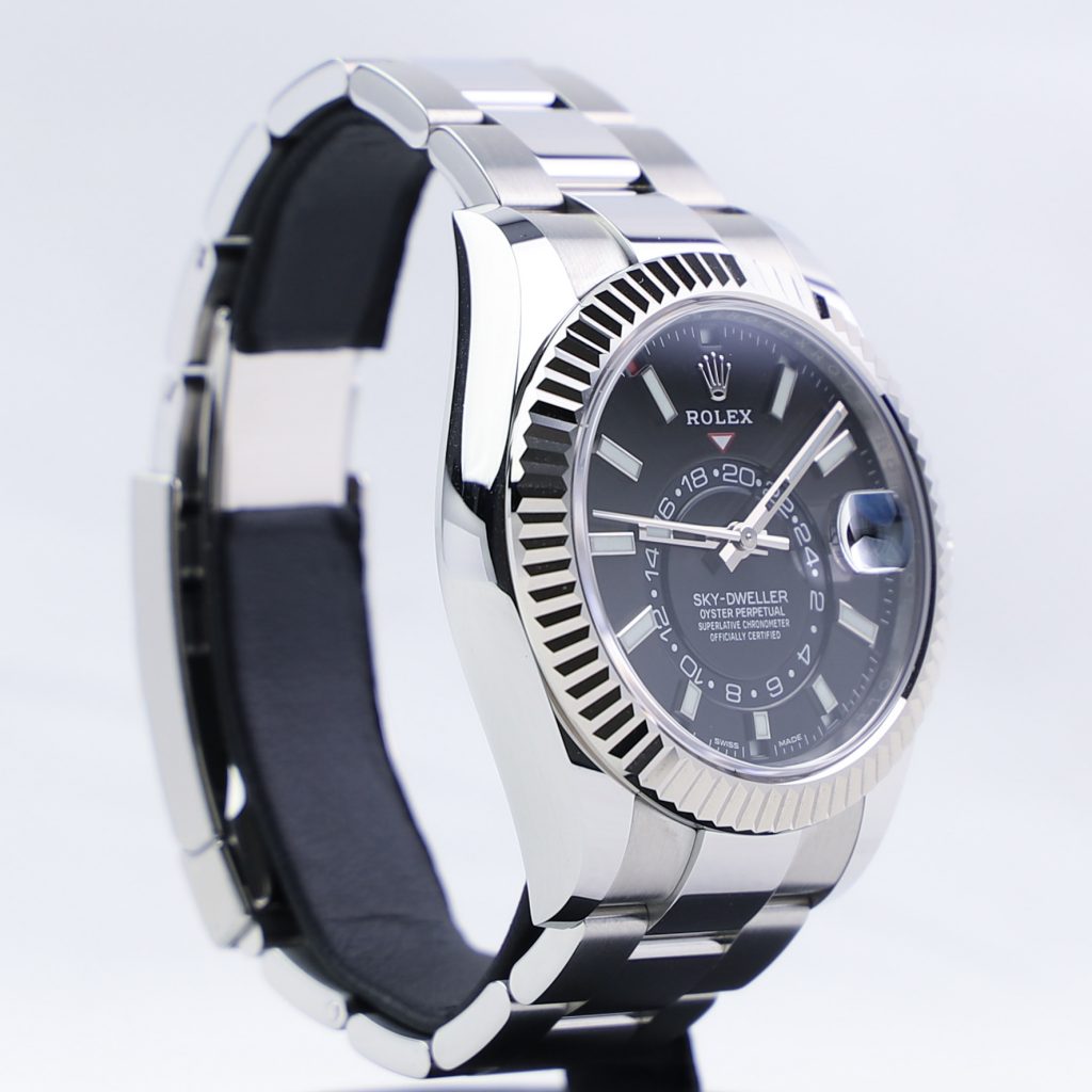 rolex sky dweller black dial price