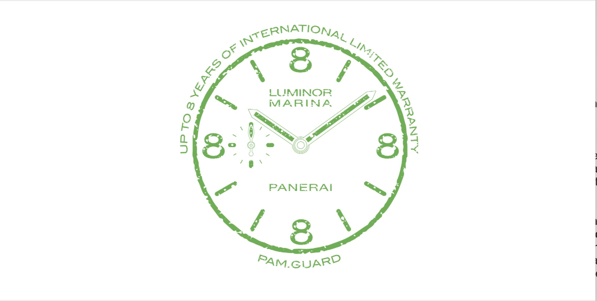 Panerai 8 year warranty