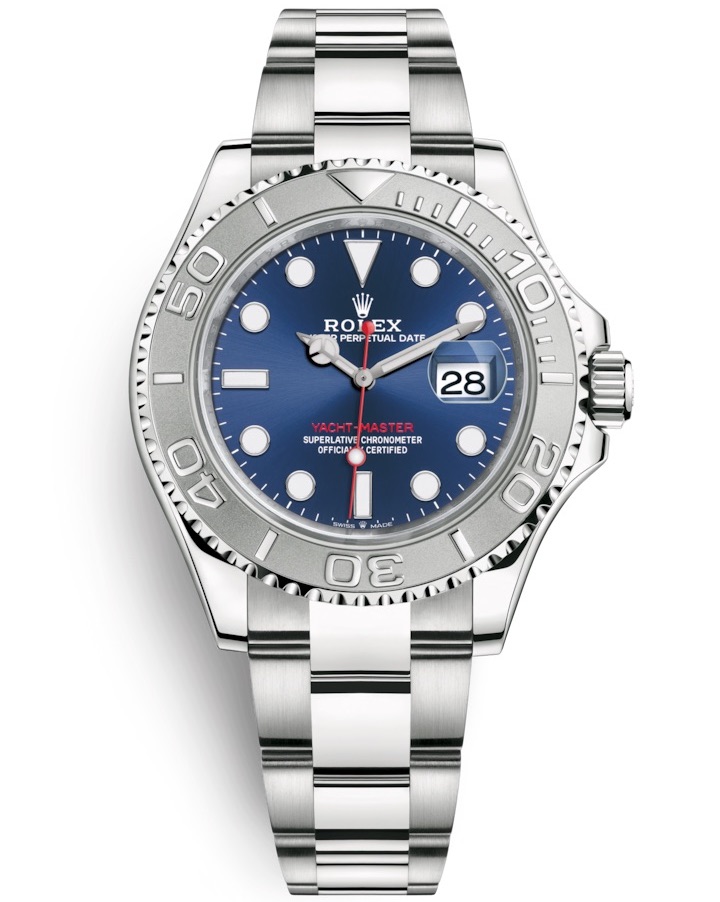 yachtmaster blue dial discontinued