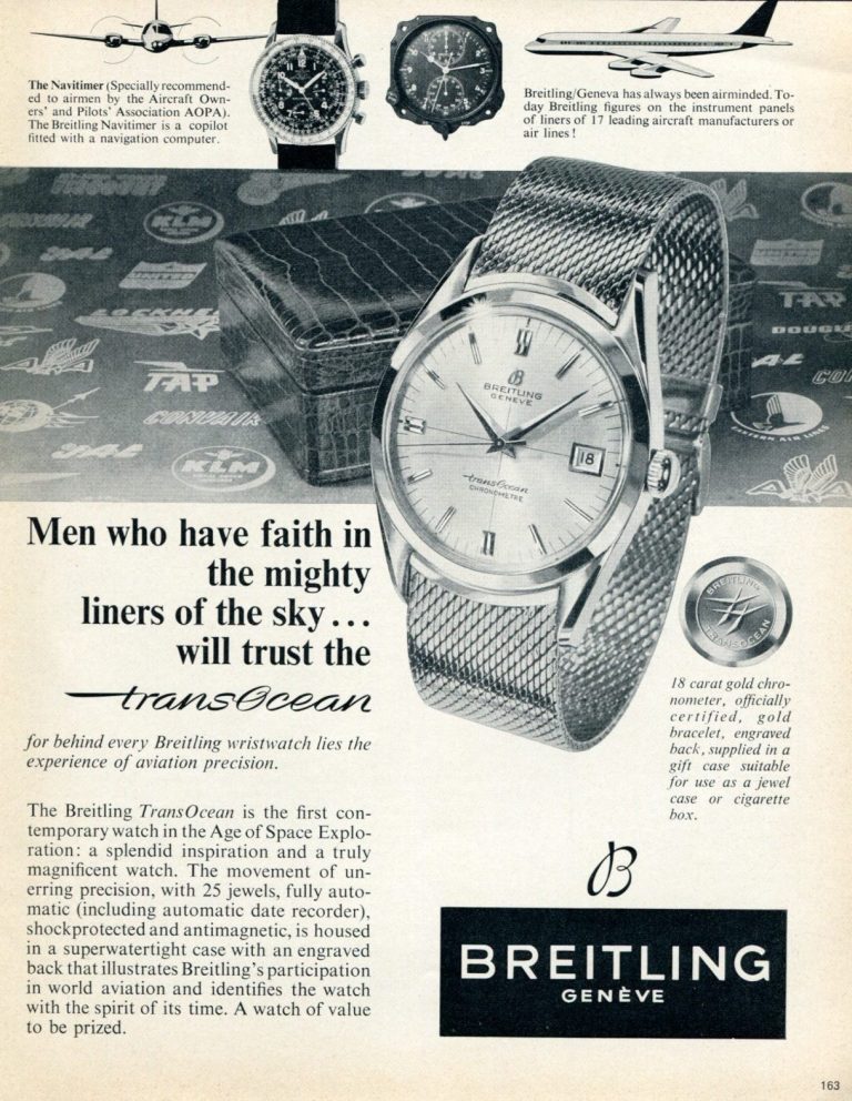 Vintage Breitling Advertisements: Complete List - Millenary Watches