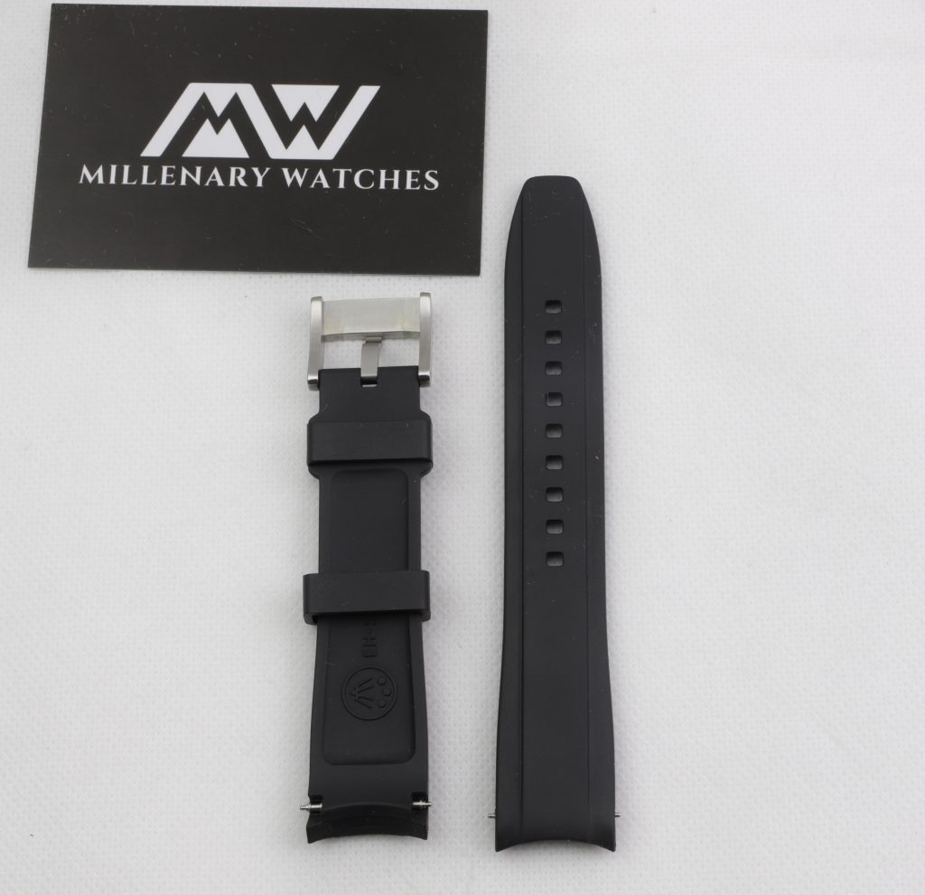 Black Everest Rubber Strap 20mm (Preowned) Millenary Watches