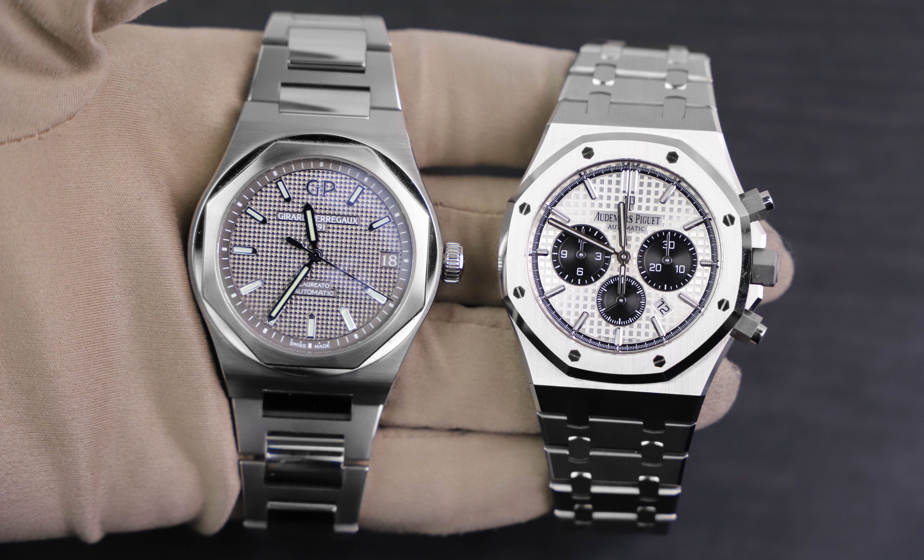 Audemars Piguet Royal Oak VS Girard Perregaux Laureato