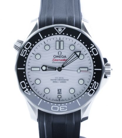 Omega Seamaster Diver 300M 42 MM White Dial Rubber New 2020