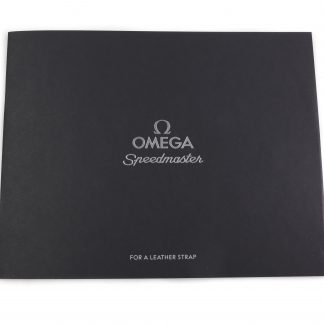 Omega Speedmaster strap change booklet