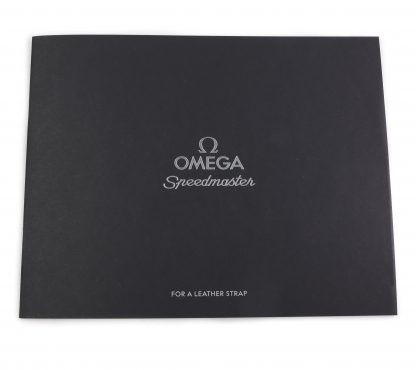 Omega Speedmaster strap change booklet