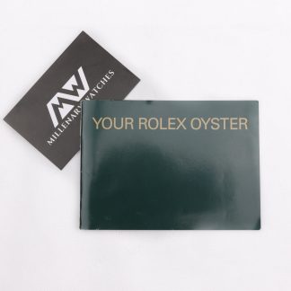 Your Rolex Oyster Booklet