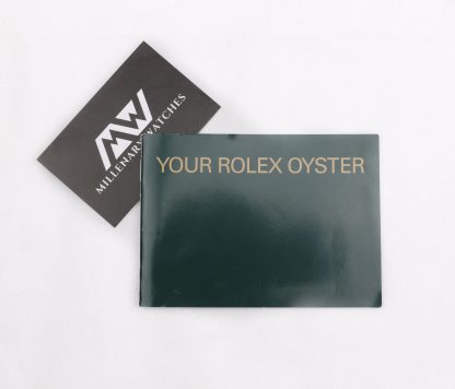 Your Rolex Oyster Booklet