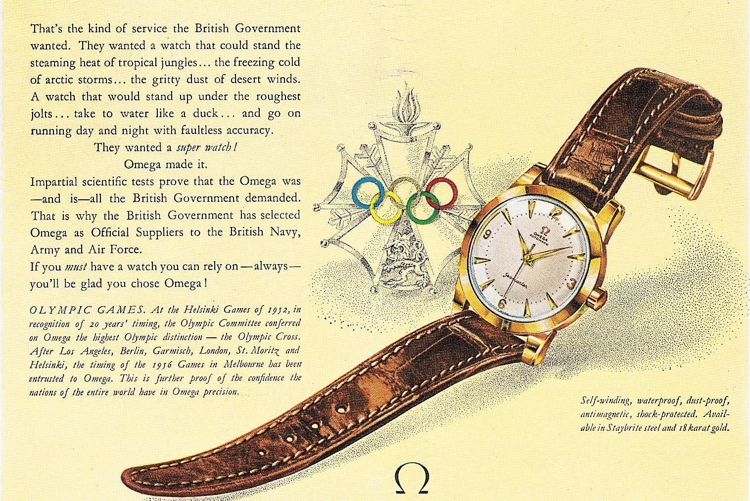 vintage omega watches price list