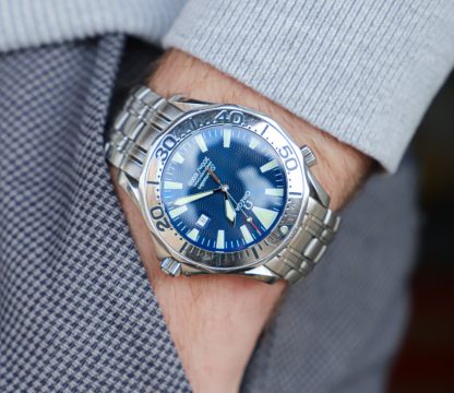 Omega Seamaster 41mm Electric Blue Quartz