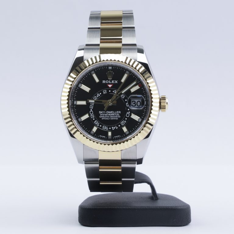 rolex sky dweller two tone for sale