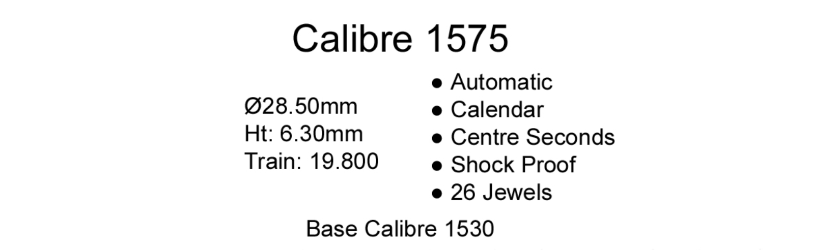 rolex caliber 1575
