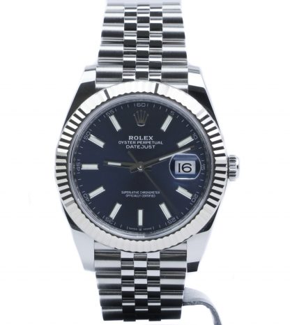 Rolex Datejust 41mm Blue Dial Jubilee 126334 2019