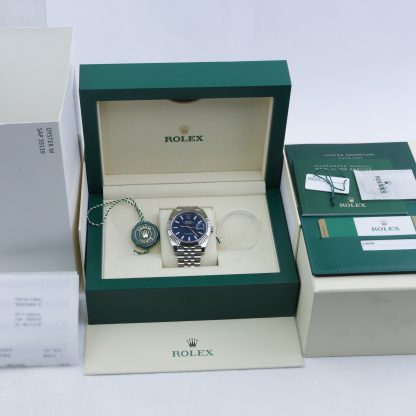 Rolex Datejust 41mm Blue Dial Jubilee 126334 2019