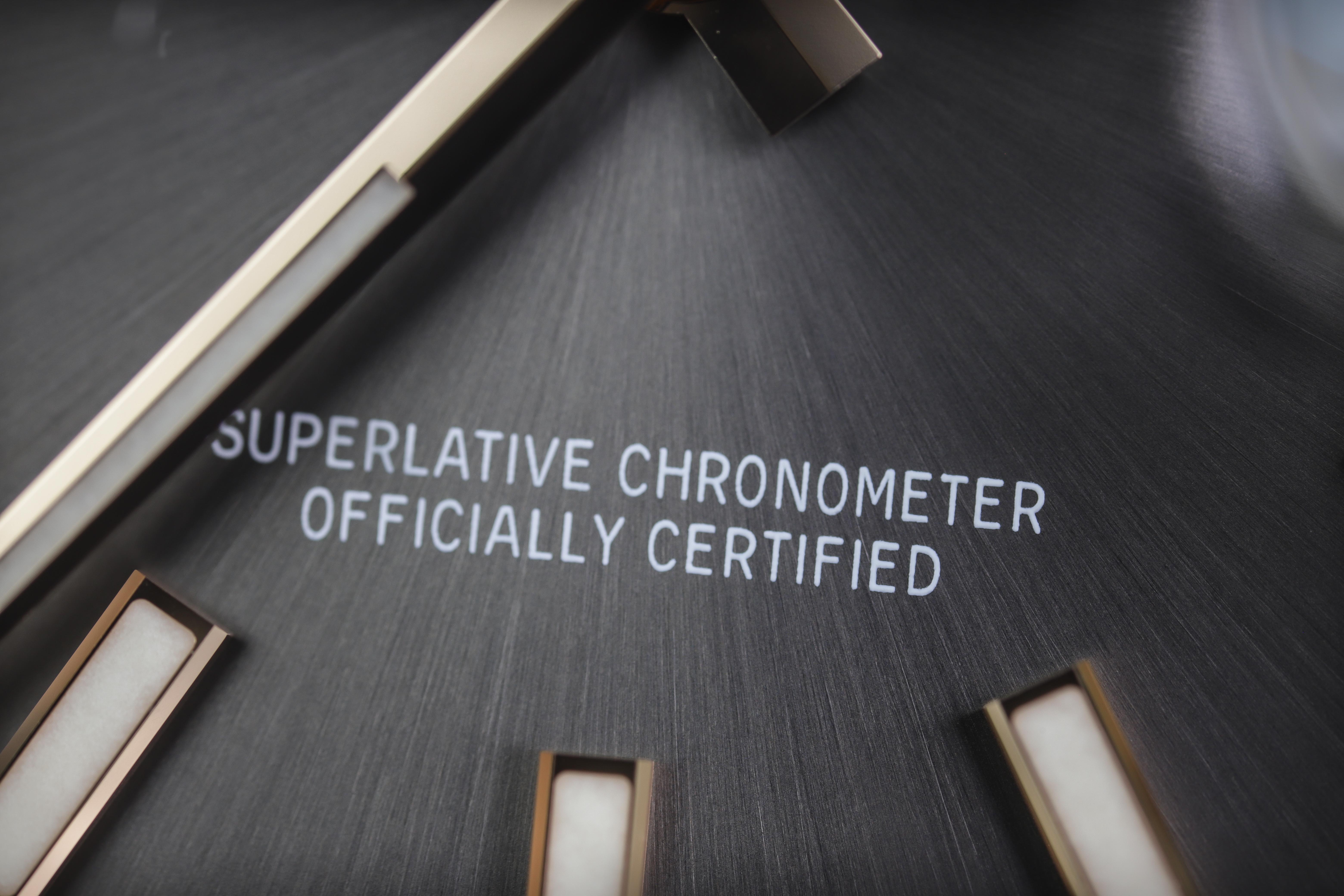 Rolex superlative Chronometer officially certified