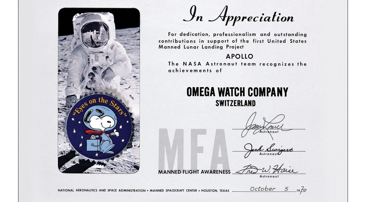 Omega Speedmaster Snoopy Award