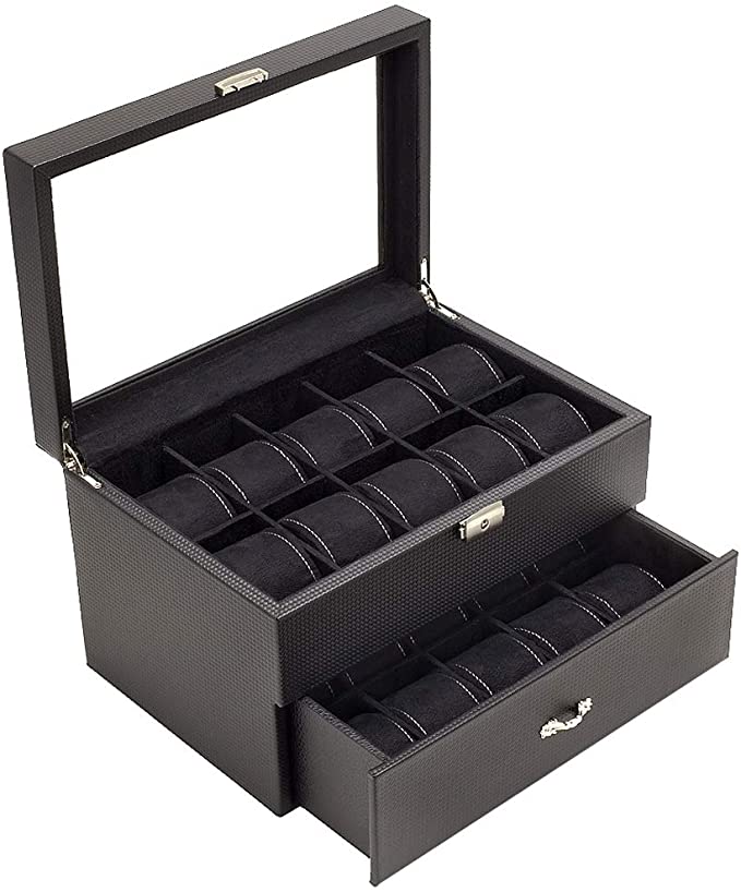 Montre De Voyage Double Watch Box Case (Gray) – THE-ECHELON