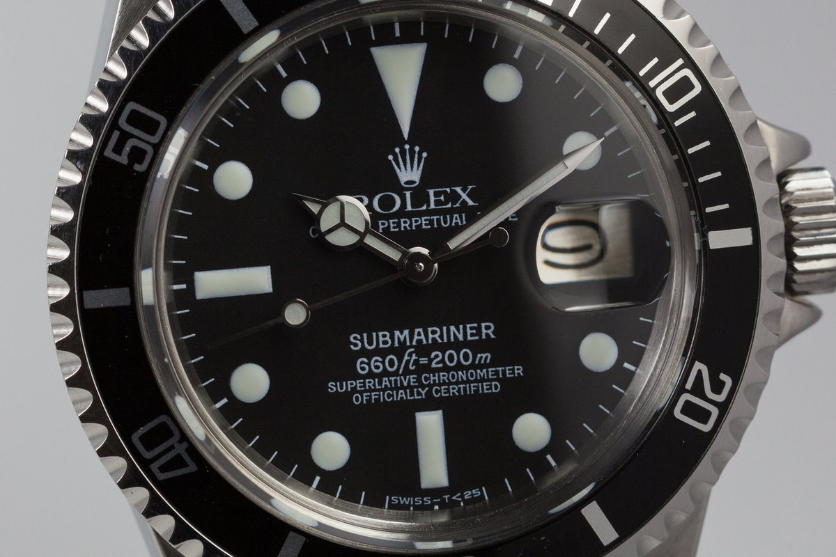 Rolex 5508 service outlet dial