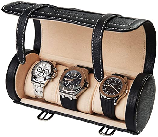 Carapaz TRAVEL & STORAGE WATCH CASE FOR 2 WATCHES - STAND FUNCTION