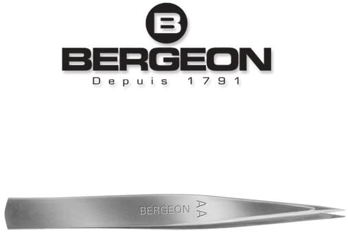 Bergeon 7024-AA Stainless Steel Watchmakers Tweezers 120 mm