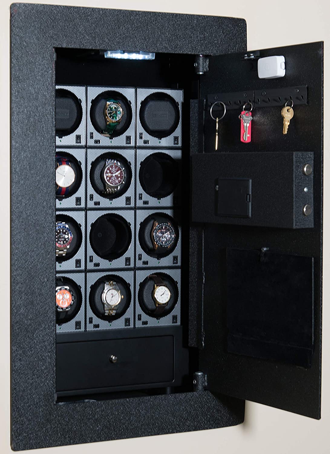 BlumSafe Watch Winder Wall Safe (12 Winders)