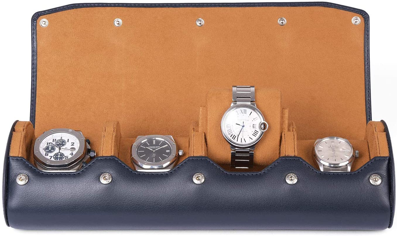 ▷ BEST Luxury Leather Watch Rolls & Travel Cases