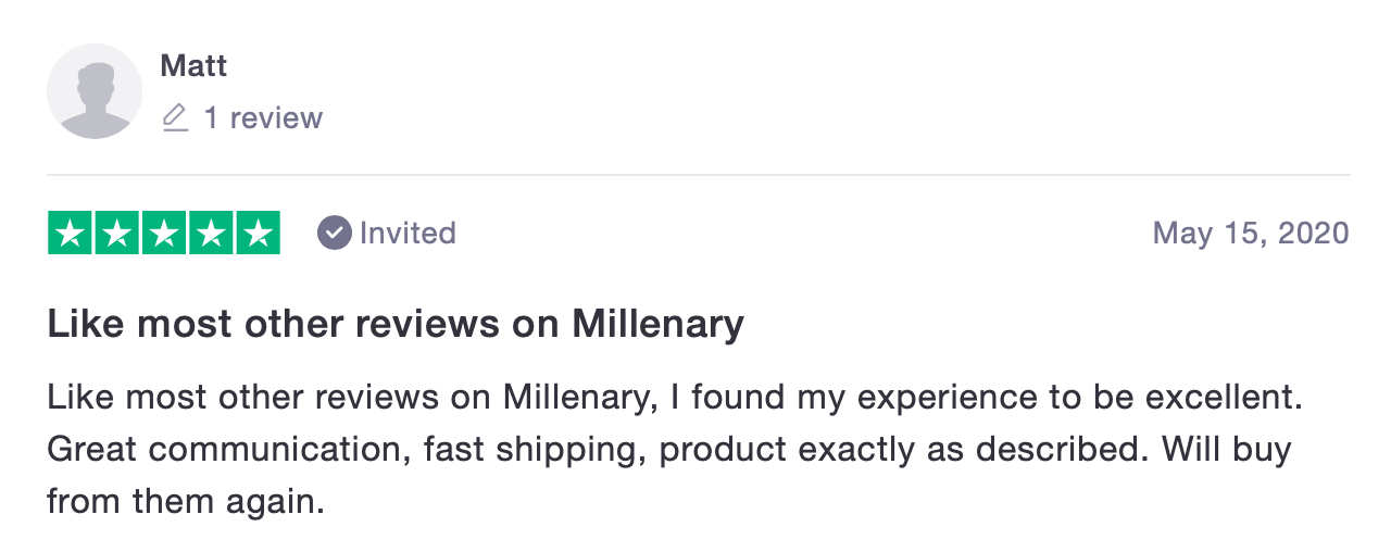 Millenary watches reviews trustpilot